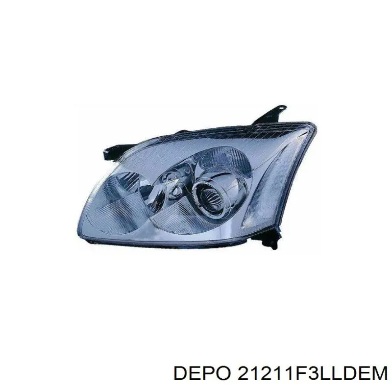 Фара ліва 21211F3LLDEM Depo/Loro/Abakus