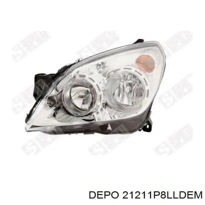 Фара дальнього світла в зборі Depo/Loro/Abakus 21211P8LLDEM ціна, від 136.75 USD