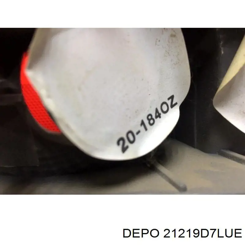 Ліхтар задній лівий, зовнішній 21219D7LUE Depo/Loro/Abakus