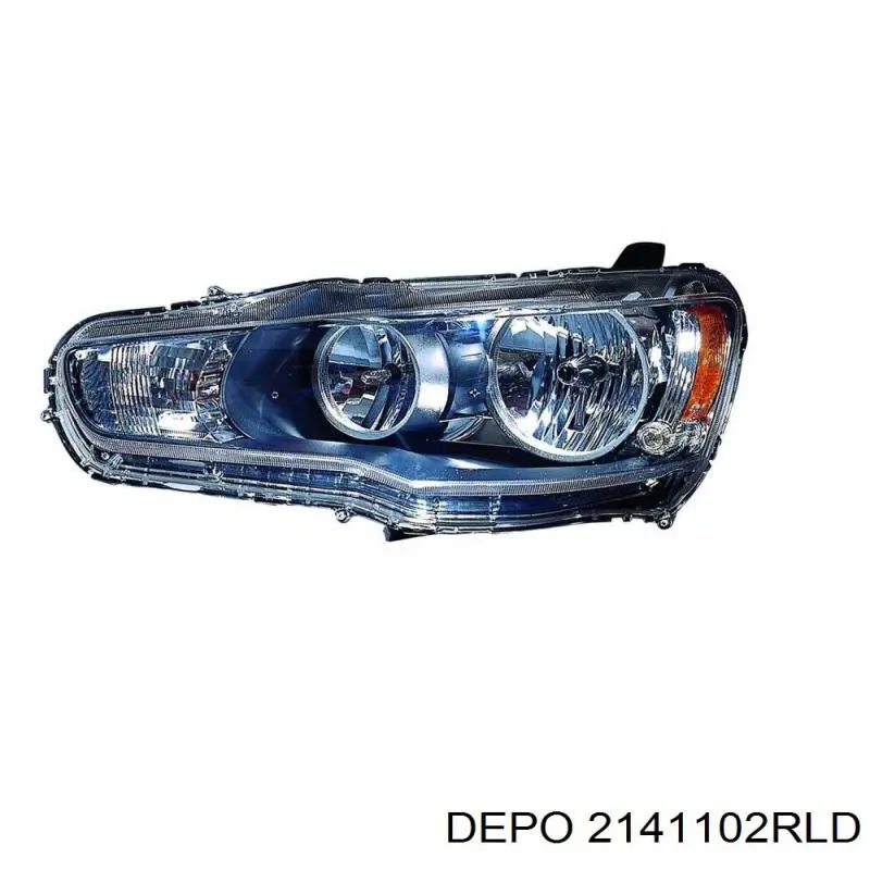 Фара передня права Mitsubishi Lancer III седан (C1A,C6A) (1983 - 1990) ціна, від 37.92 USD