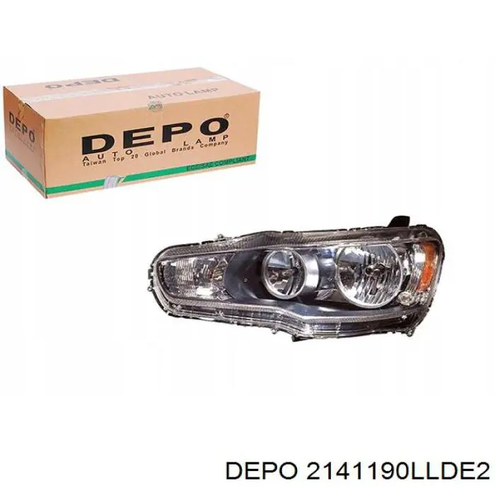 2141190LLDE2 Depo/Loro/Abakus Фара дальнього світла в зборі