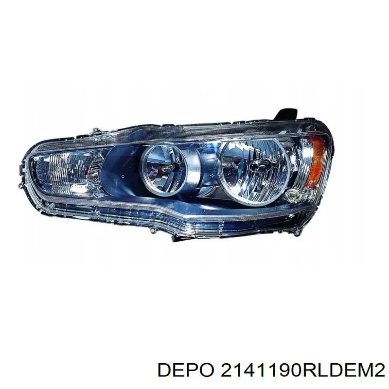 Основна фара - вставка Depo/Loro/Abakus 2141190RLDEM2 ціна, від 91.61 USD
