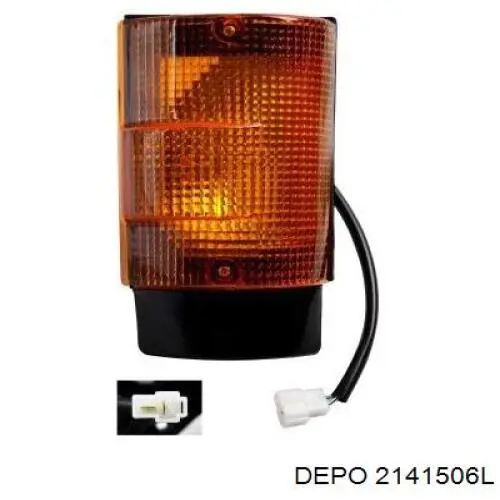 Поворотник лівий Depo/Loro/Abakus 2141506L ціна, від 6.76 USD
