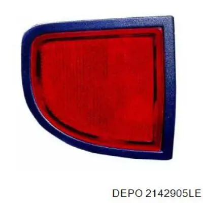 Катафот (відбивач) заднього бампера, лівий Polcar 527997E ціна, від 11.02 USD