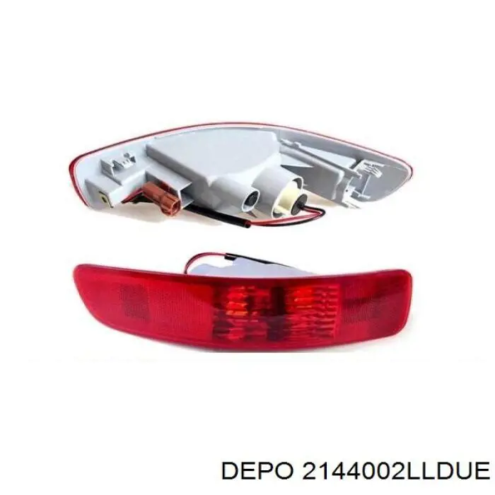Лівий катафот заднього бампера Depo/Loro/Abakus 2144002LLDUE ціна, від 42.03 USD