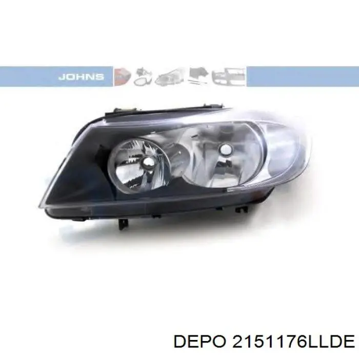 2151176LLDE Depo/Loro/Abakus Фара дальнього світла в зборі