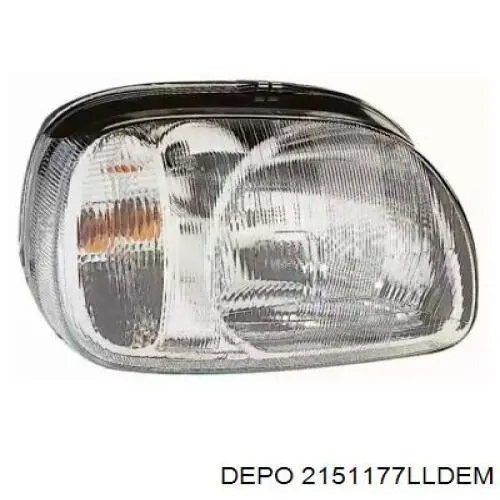 2151177LLDEM Depo/Loro/Abakus Фара дальнього світла в зборі