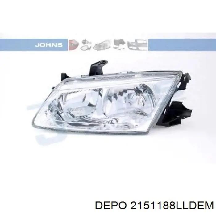 2151188LLDEM Depo/Loro/Abakus Фара дальнього світла в зборі