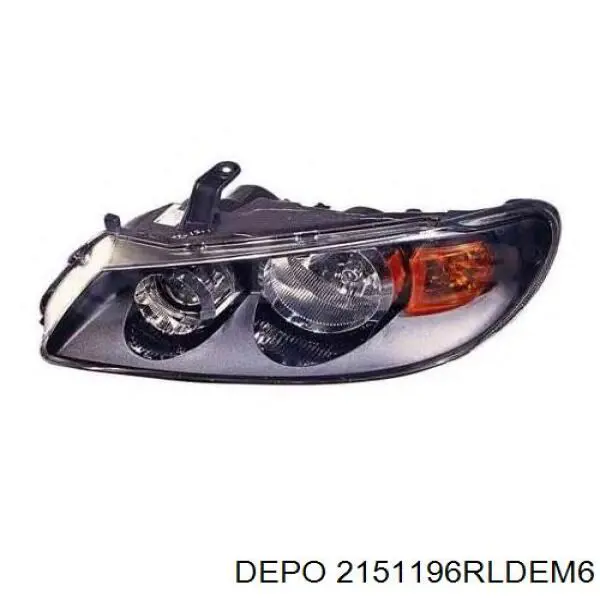 2151196RLDEM6 Depo/Loro/Abakus Фара передня права