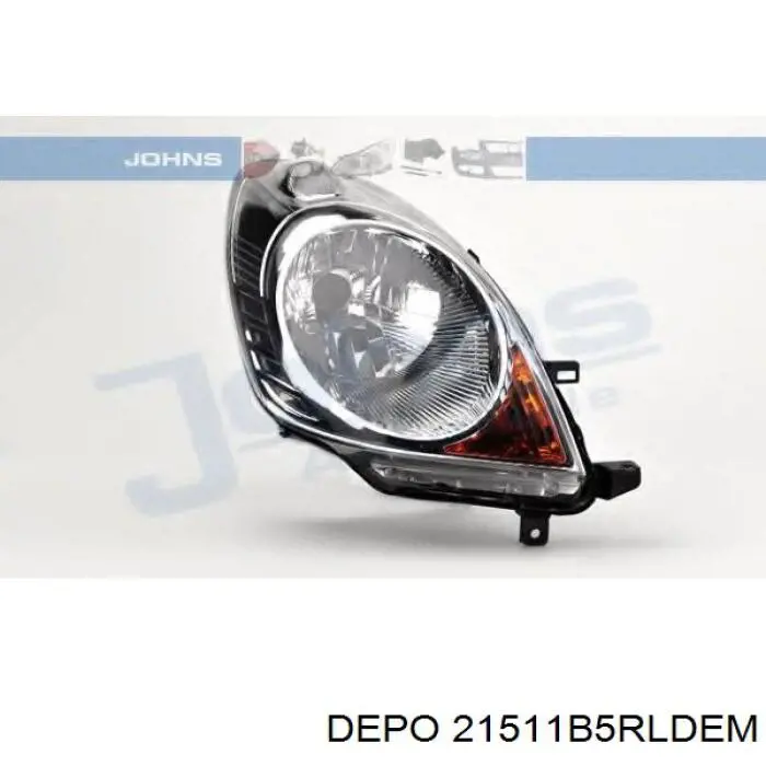 Основна фара - вставка Depo/Loro/Abakus 21511B5RLDEM ціна, від 90.07 USD