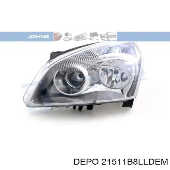 21511B8LLDEM Depo/Loro/Abakus Фара дальнього світла в зборі