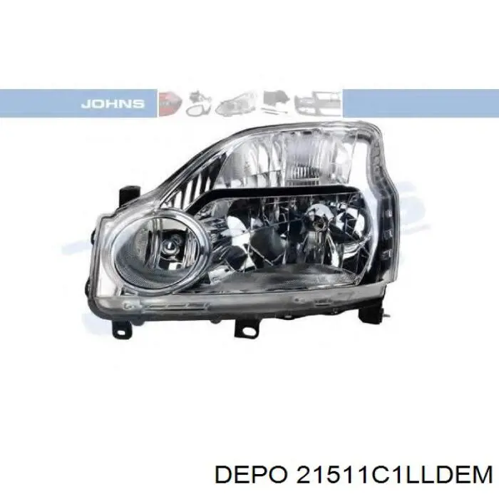 Купити 21511C1LLDEM Depo/Loro/Abakus Основна фара в зборі ліва