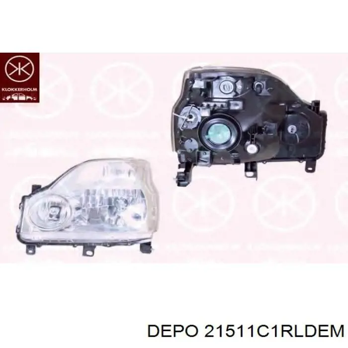 Купити 21511C1RLDEM Depo/Loro/Abakus Фара передня права