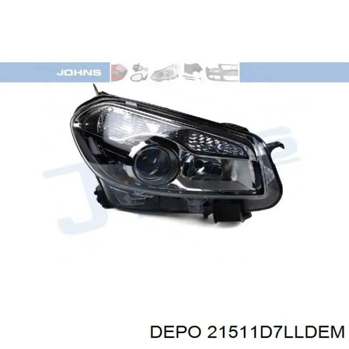 21511D7LLDEM Depo/Loro/Abakus Фара дальнього світла в зборі