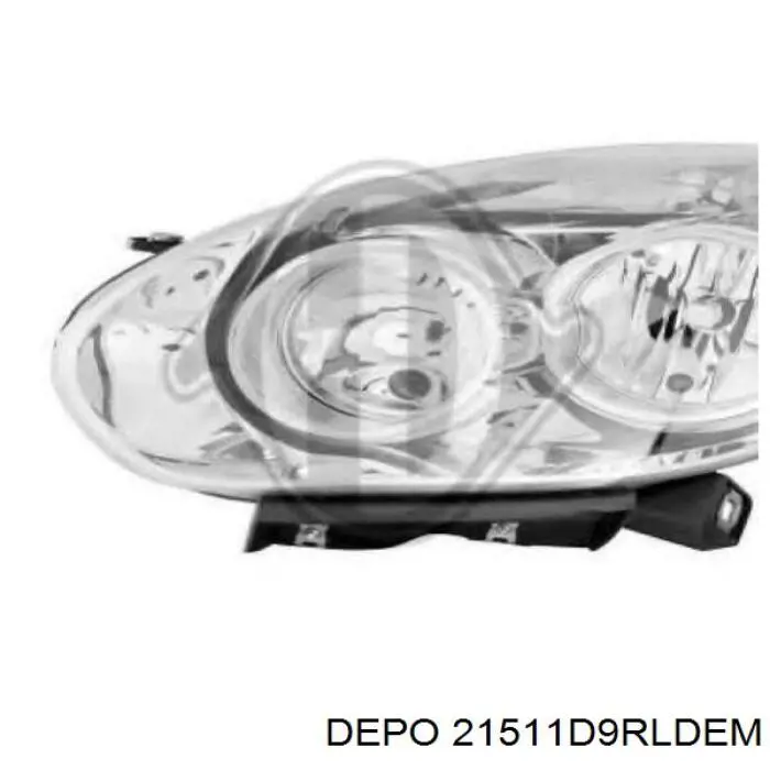 Фара права 21511D9RLDEM Depo/Loro/Abakus