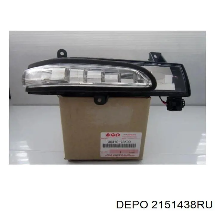 Габарит передній правий Depo/Loro/Abakus 2151438RU ціна, від 4.96 USD