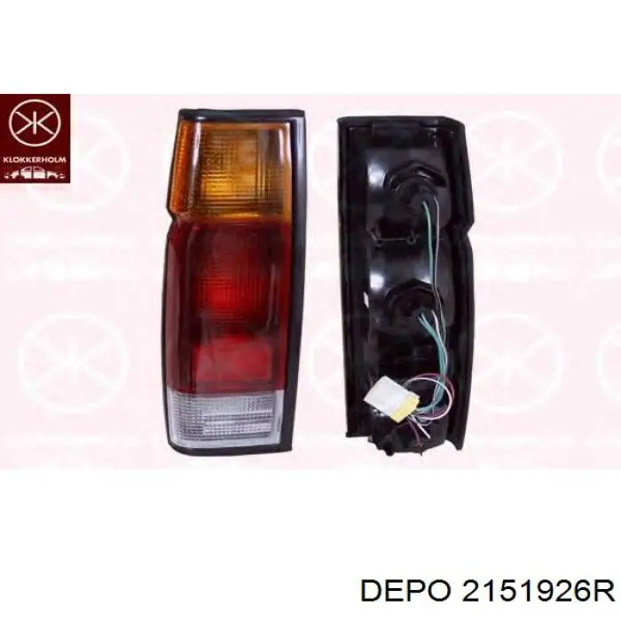 Задні ліхтарі Depo/Loro/Abakus 2151926R ціна, від 23.29 USD