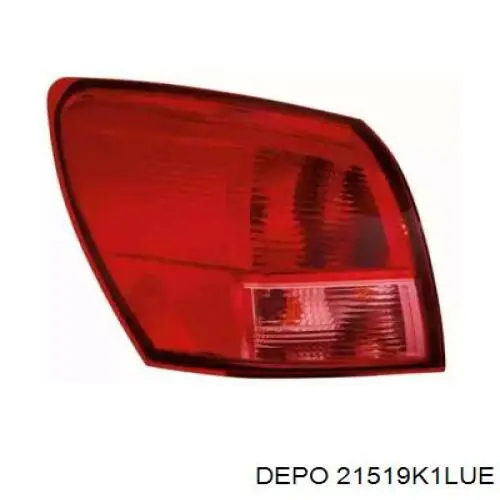 Ліхтар задній Depo/Loro/Abakus 21519K1LUE ціна, від 48.82 USD