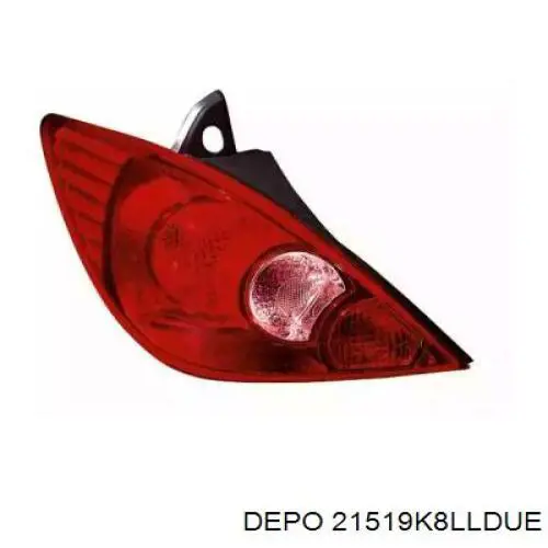 Ліхтар задній лівий Depo/Loro/Abakus 21519K8LLDUE ціна, від 64.35 USD