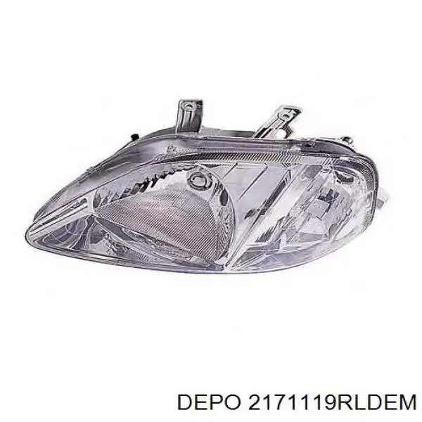 Основна фара - вставка Depo/Loro/Abakus 2171119RLDEM ціна, від 63.46 USD