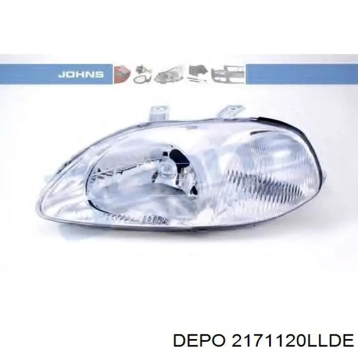 Купити 2171120LLDE Depo/Loro/Abakus Основна фара в зборі ліва