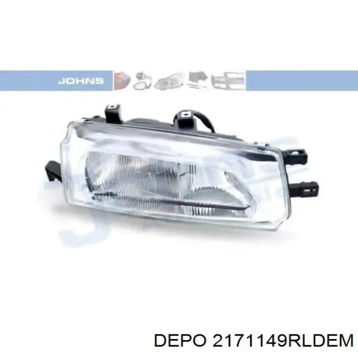 2171149RLDEM Depo/Loro/Abakus Основна фара - вставка