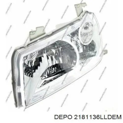Фара ліва 2181136LLDEM Depo/Loro/Abakus
