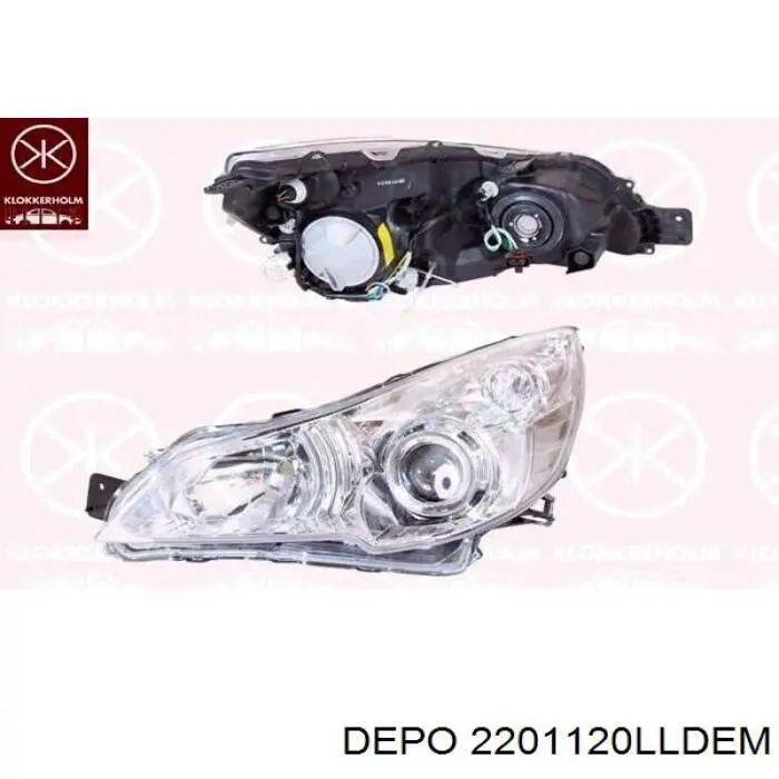 2201120LLDEM Depo/Loro/Abakus Фара дальнього світла в зборі