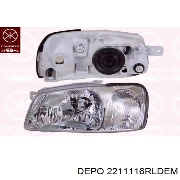 Фара права 2211116RLDEM Depo/Loro/Abakus