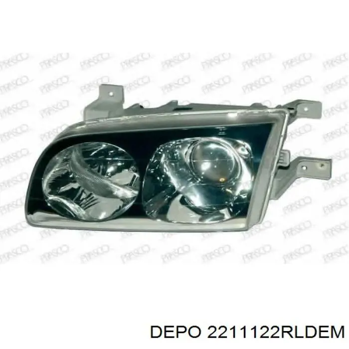 Основна фара - вставка Depo/Loro/Abakus 2211122RLDEM ціна, від 125.88 USD
