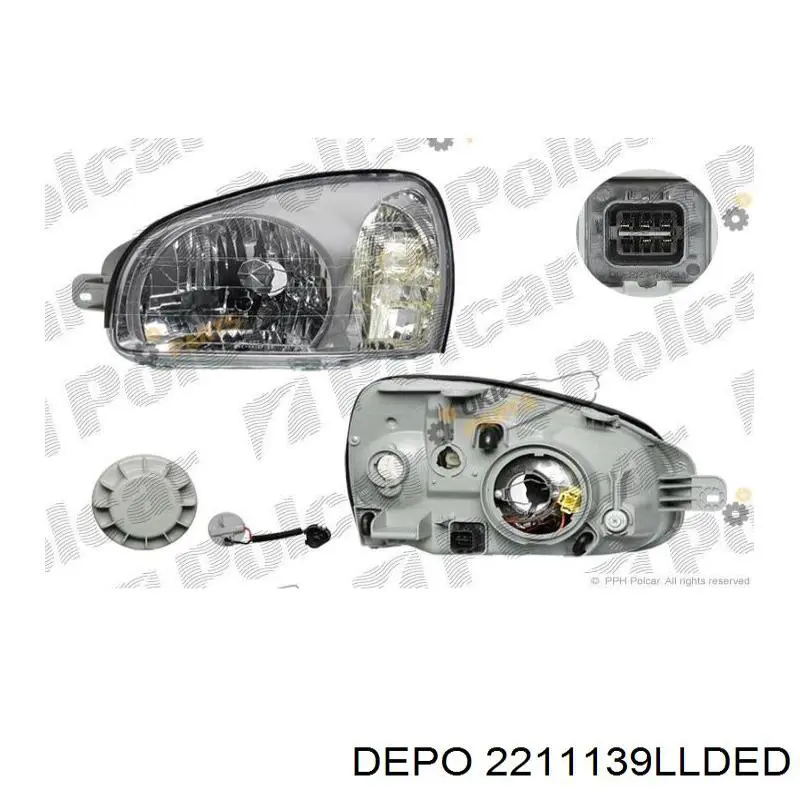 2211139LLDED Depo/Loro/Abakus Фари