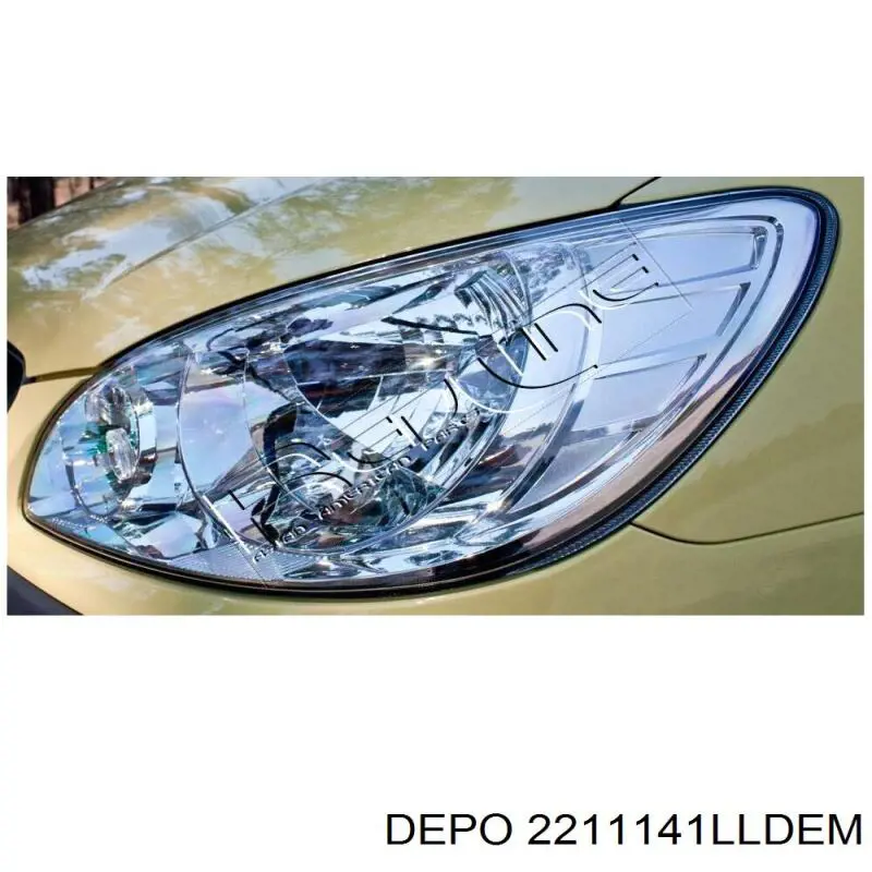 2211141LLDEM Depo/Loro/Abakus Фара дальнього світла в зборі