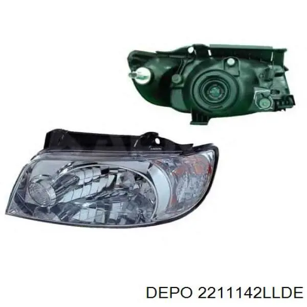 Фара ліва 9210117600 Hyundai/Kia