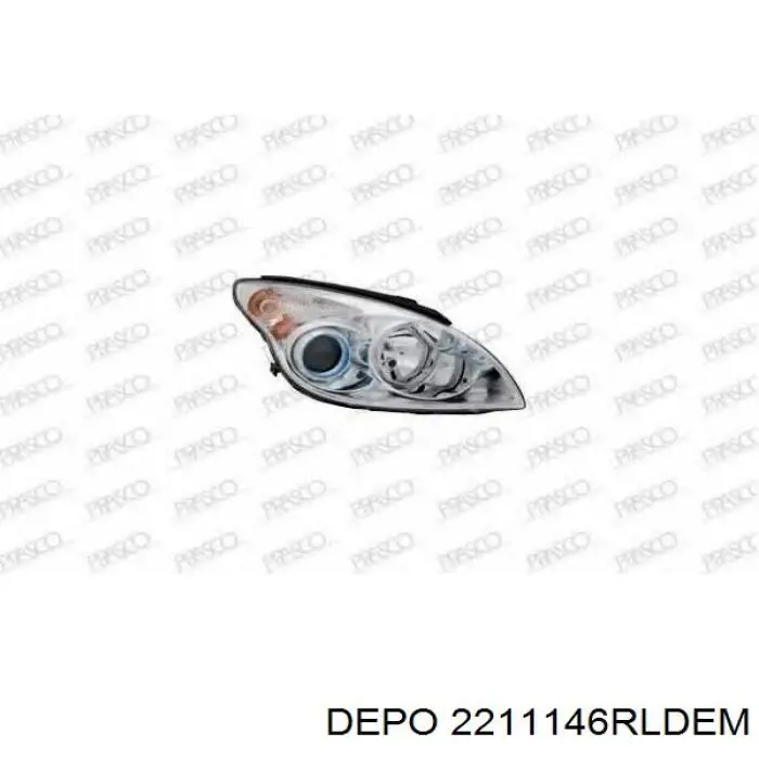 Фара правая Hyundai/Kia 921022L120 ціна, від 129.32 USD