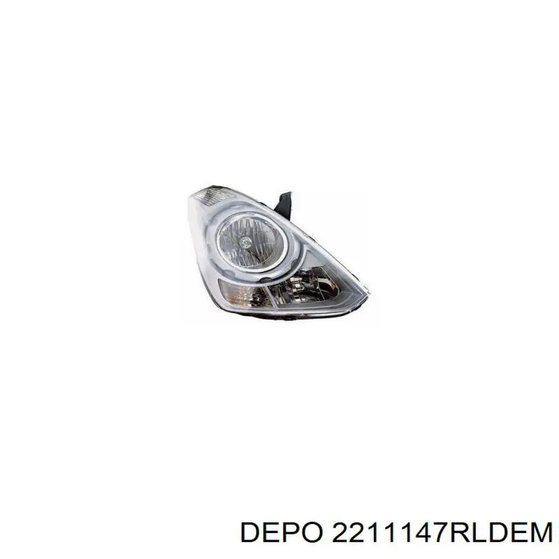 2211147RLDEM Depo/Loro/Abakus Фара правая