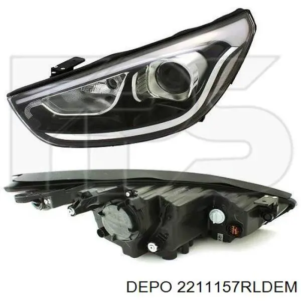Купити 20C751052B TYC Права блок фара