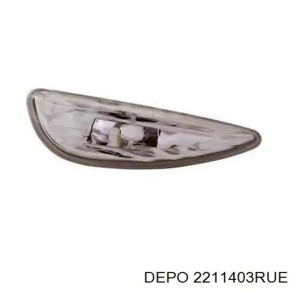 Повторювач повороту на крилі, правий Depo/Loro/Abakus 2211403RUE ціна, від 9.32 USD