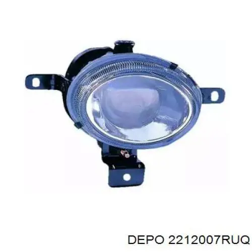2212007RUQ Depo/Loro/Abakus Права протитуманні фари
