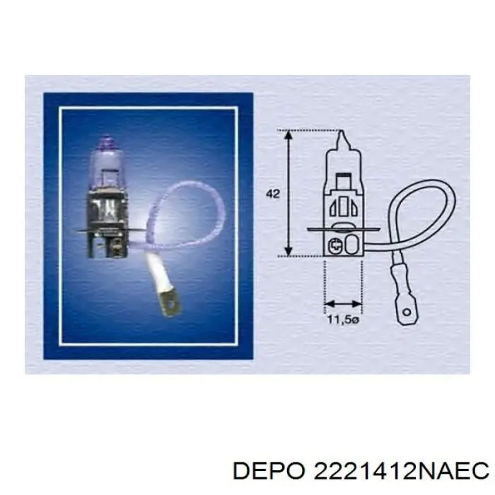 Повторювач повороту в крило Depo/Loro/Abakus 2221412NAEC ціна, від 6.35 USD