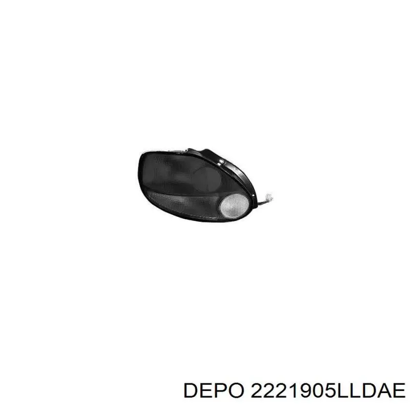 Лівий стоп 2221905LLDAE Depo/Loro/Abakus