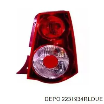 Задні ліхтарі Depo/Loro/Abakus 2231934RLDUE ціна, від 52.39 USD