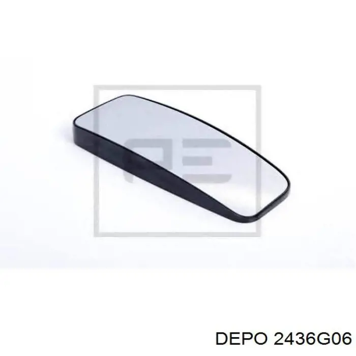 Дзеркальний елемент дзеркала заднього виду, правого 2436G06 Depo/Loro/Abakus
