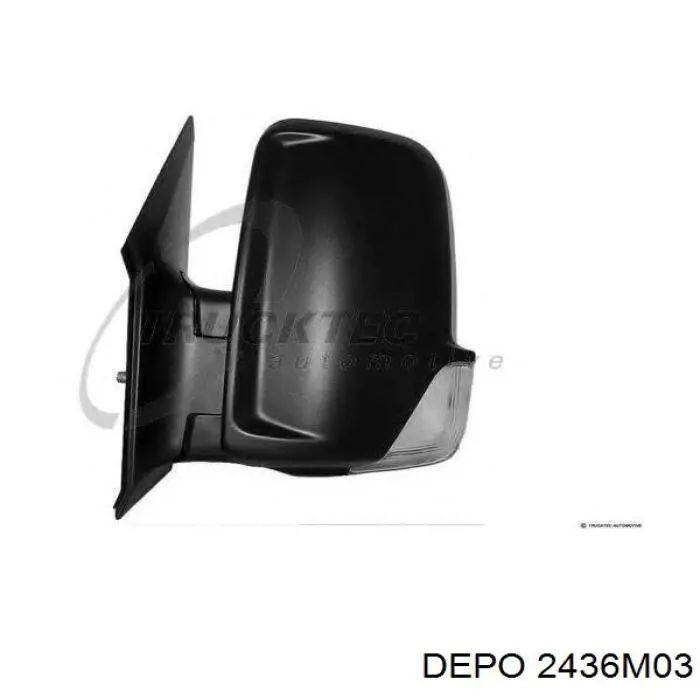 Ліве бічне дзеркало Depo/Loro/Abakus 2436M03 ціна, від 93.80 USD
