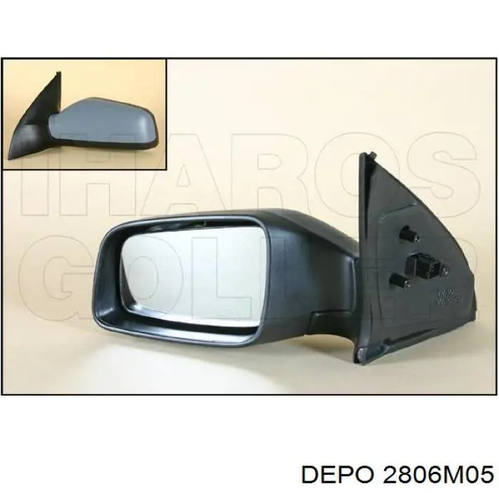 Дзеркало ліве Opel 6428080
