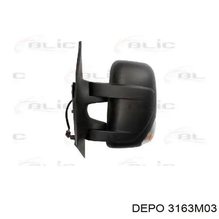 Ліве бічне дзеркало Depo/Loro/Abakus 3163M03 ціна, від 104.28 USD