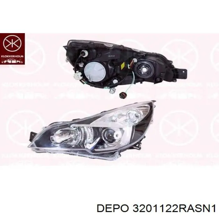 FP6714R6E Depo/Loro/Abakus Фара передня права