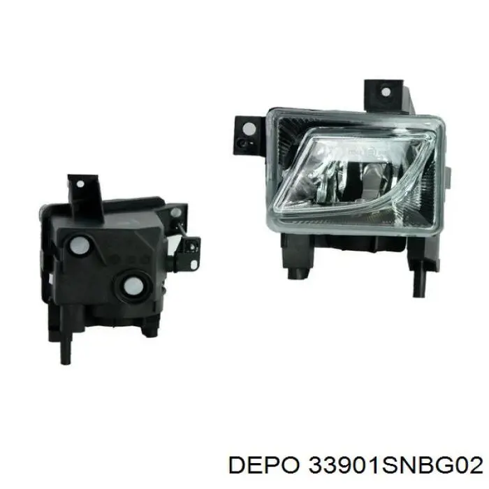 Протитуманка права Depo/Loro/Abakus 2172033RU ціна, від 78.73 USD