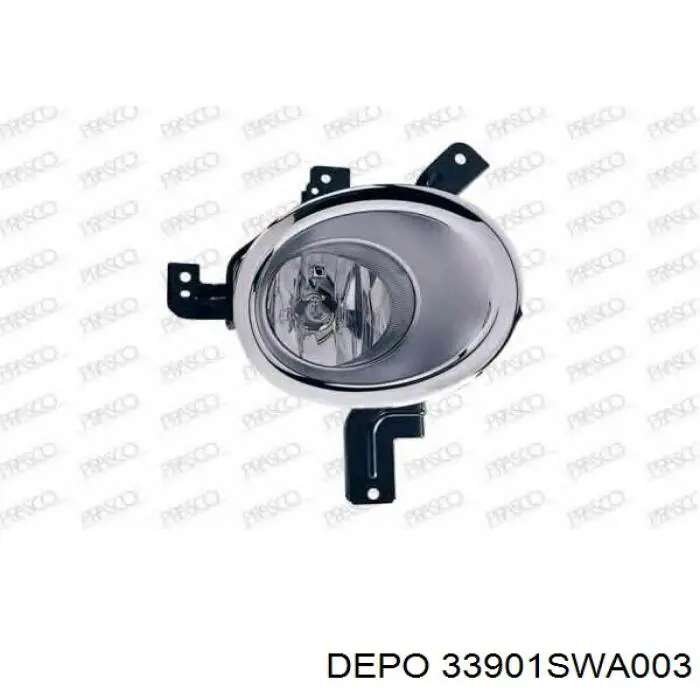 Фара протитуманна, права 33901SWA003 Depo/Loro/Abakus