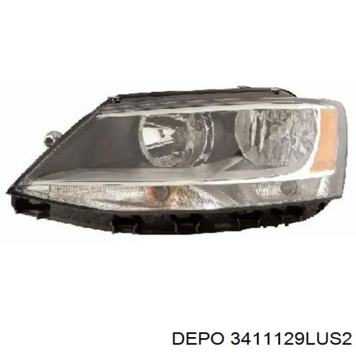 3411129LUS2 Depo/Loro/Abakus Фара дальнього світла в зборі