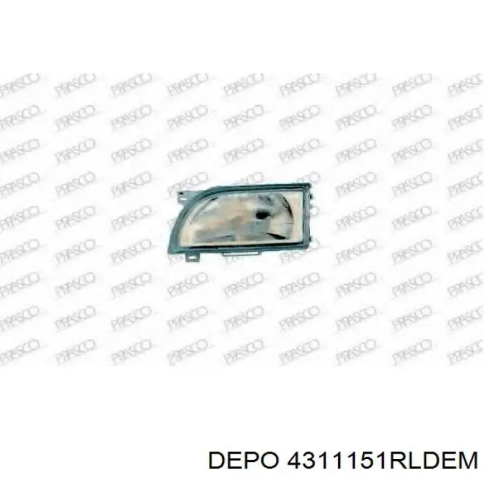 4311151RLDEM Depo/Loro/Abakus Фара правая